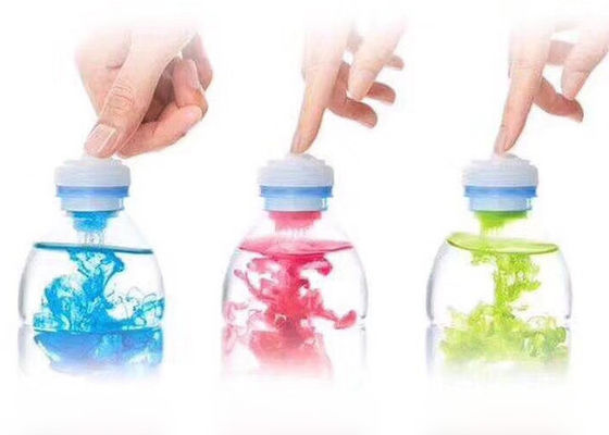 Tipo creativo transparente cápsulas de la prensa plásticas para el empaquetado del polvo de la bebida